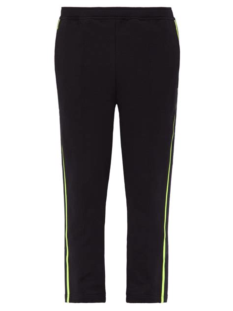 prada side stripe embellished track pants|prada cargo pants men.